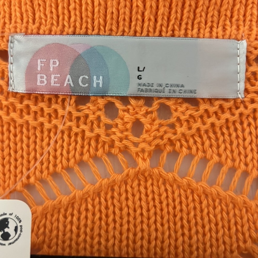 Free people beach crochet like cover up - 100% cotton - Picture 9 of 11